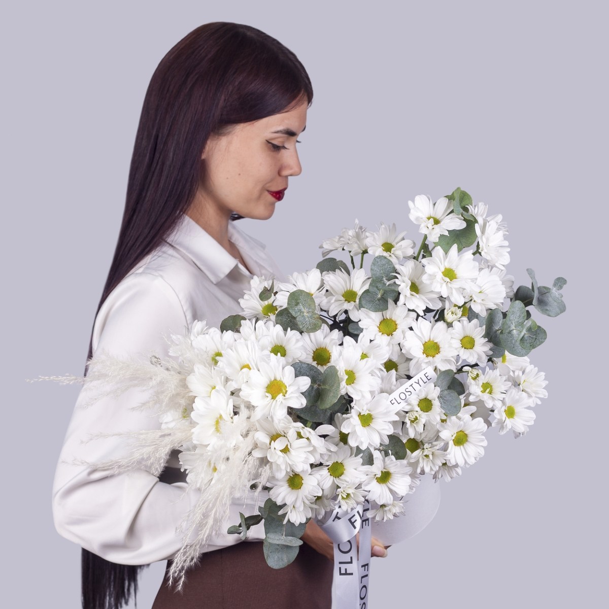 buket hrizantem v korobke 5-5